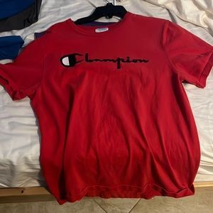 Champion Red Short Sleeve shirt
